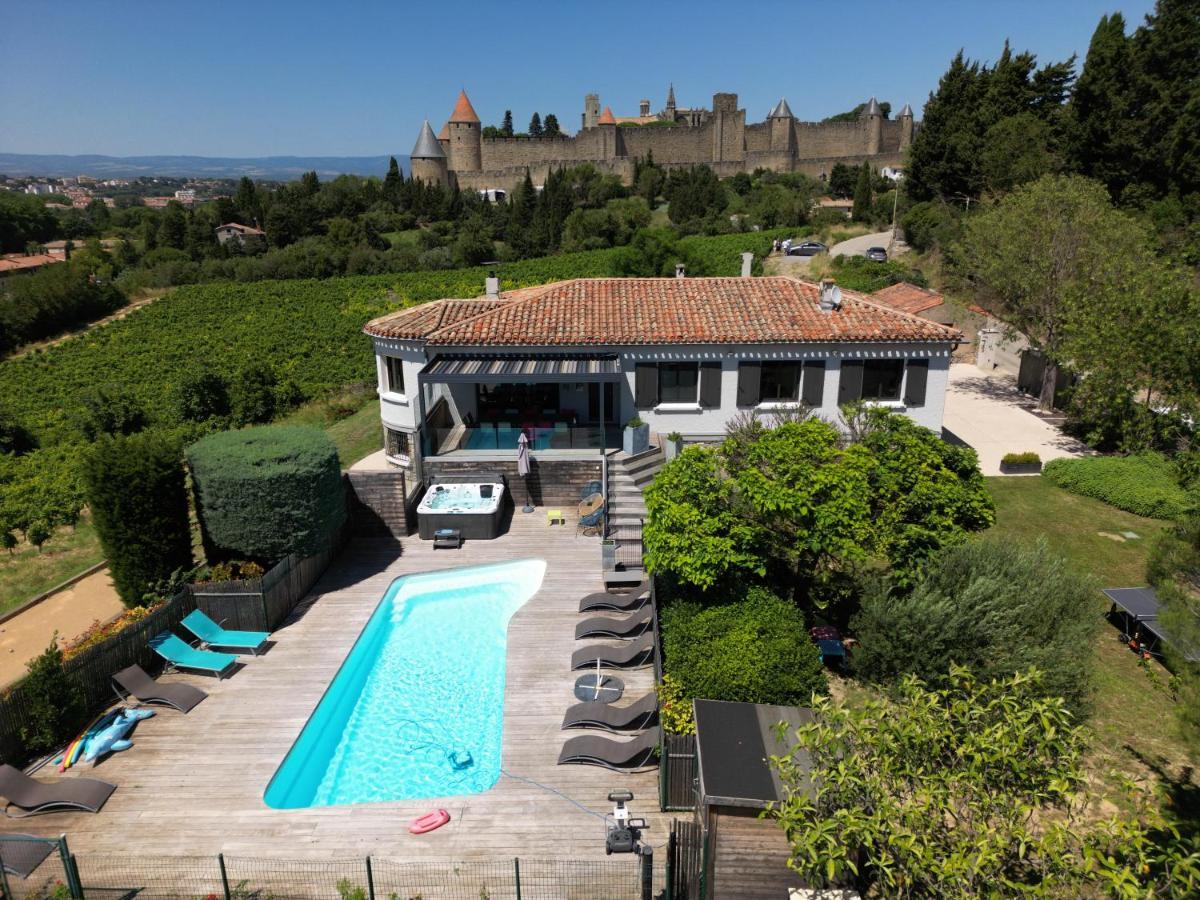 L'Ecrin De La Cite, Coeur De Vignes - Vivez Une Experience Inoubliable ! Carcassonne Buitenkant foto